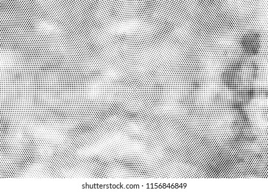 Abstract Monochrome Circles Background. Halftone texture poster, business card, screen, suitable for most. Pop Art modern design. Vector eps 10.