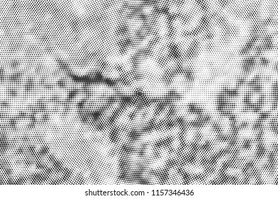 Abstract Monochrome Circles Background. Halftone texture poster, business card, screen, suitable for most. Pop Art modern design. Vector eps 10.
