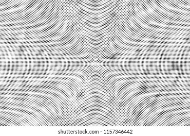 Abstract Monochrome Circles Background. Halftone texture poster, business card, screen, suitable for most. Pop Art modern design. Vector eps 10.