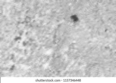 Abstract Monochrome Circles Background. Halftone texture poster, business card, screen, suitable for most. Pop Art modern design. Vector eps 10.