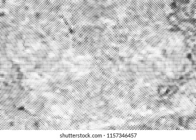 Abstract Monochrome Circles Background. Halftone texture poster, business card, screen, suitable for most. Pop Art modern design. Vector eps 10.
