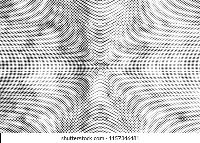Abstract Monochrome Circles Background. Halftone texture poster, business card, screen, suitable for most. Pop Art modern design. Vector eps 10.