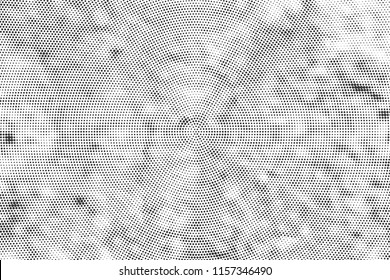 Abstract Monochrome Circles Background. Halftone texture poster, business card, screen, suitable for most. Pop Art modern design. Vector eps 10.
