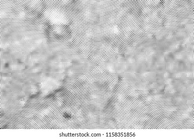 Abstract Monochrome Circles Background. Halftone texture poster, business card, screen, suitable for most. Pop Art modern design. Vector eps 10.