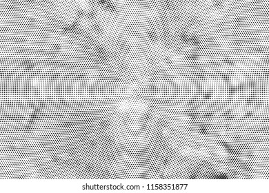 Abstract Monochrome Circles Background. Halftone texture poster, business card, screen, suitable for most. Pop Art modern design. Vector eps 10.