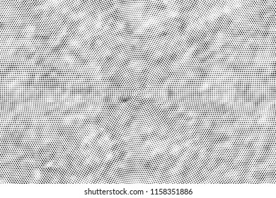 Abstract Monochrome Circles Background. Halftone texture poster, business card, screen, suitable for most. Pop Art modern design. Vector eps 10.