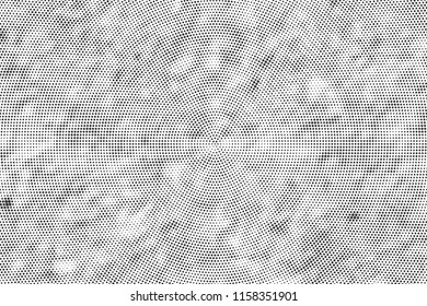 Abstract Monochrome Circles Background. Halftone texture poster, business card, screen, suitable for most. Pop Art modern design. Vector eps 10.