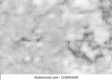 Abstract Monochrome Circles Background. Halftone texture poster, business card, screen, suitable for most. Pop Art modern design. Vector eps 10.