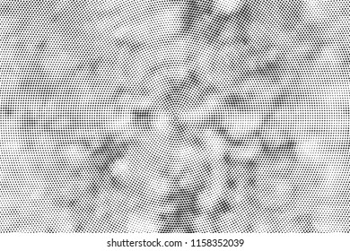 Abstract Monochrome Circles Background. Halftone texture poster, business card, screen, suitable for most. Pop Art modern design. Vector eps 10.