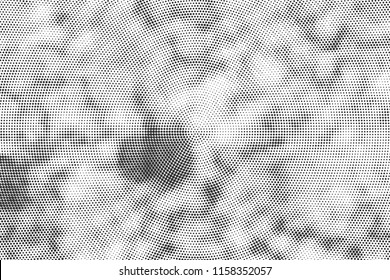Abstract Monochrome Circles Background. Halftone texture poster, business card, screen, suitable for most. Pop Art modern design. Vector eps 10.