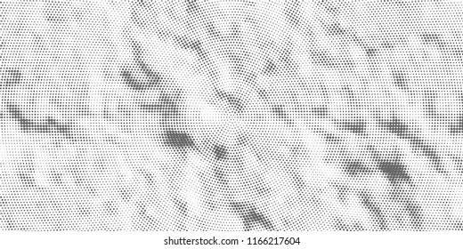 Abstract Monochrome Circles Background. Halftone texture poster, business card, screen, suitable for most. Pop Art modern design. Vector eps 10.