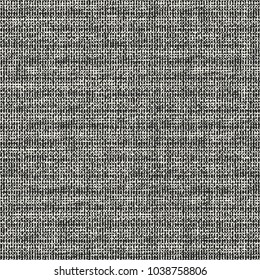 Abstract Monochrome Damaged Mesh Variegated Textured Background. Seamless Pattern.