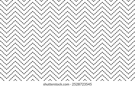 El arte de patrón de onda de línea de tablero monocromo abstracto se puede usar como fondo.