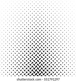 Abstract monochrome diagonal ellipse pattern background - vector illustration