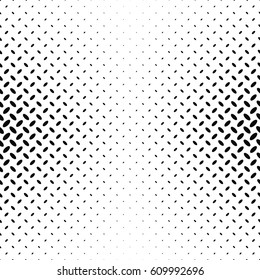 Abstract monochrome diagonal ellipse pattern background - vector illustration