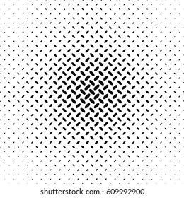 Abstract monochrome diagonal ellipse pattern background - vector illustration