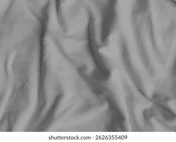 Abstract Monochrome Diagonal Line Halftone Gradient Background. Parallel line vintage paper texture for overlay, print, collage, cover. Vector