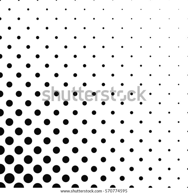 抽象的な白黒のドットパターン背景デザイン ベクターイラスト のベクター画像素材 ロイヤリティフリー