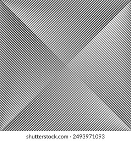 abstract monochrome geometric diagonal black white gradient cross line pattern.