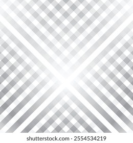 abstract monochrome geometric diagonal gradient cross line pattern art can be used background.