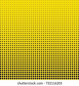 Abstract monochrome geometric halftone dots pattern. Design template vector illustration with dots. Modern background for web sites, sticker labels,postcards,banners, corporate identity, cover design