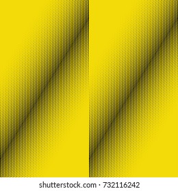Abstract monochrome geometric halftone dots pattern. Design template vector illustration with dots. Modern background for web sites, sticker labels,postcards,banners, corporate identity, cover design