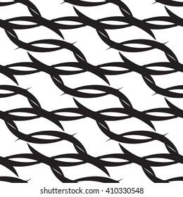 Abstract monochrome geometric pattern, seamless vector background. Simple black and white repeating texture. Modern graphic with lattice. 