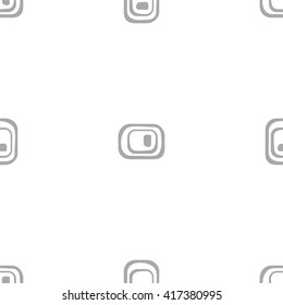 Abstract monochrome geometric pattern, seamless vector background. Simple grey and white repeating texture. Modern contrast graphic with retro elements. 