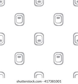 Abstract monochrome geometric pattern, seamless vector background. Simple grey and white repeating texture. Modern contrast graphic with retro elements. 