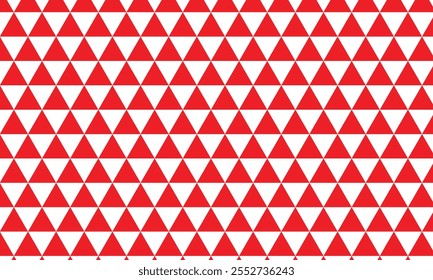 abstract monochrome geometric red triangle pattern can be used background.