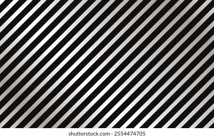 abstract monochrome geometric silver gradient diagonal line pattern can be used background.