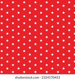 abstract monochrome geometric star repeatable pattern with red bg.