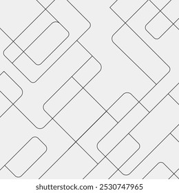 Abstractas, monocromo, Plantilla geométrica para página de Web, textura, mapa, cartel, tela, textil. Diseño gráfico repetitivo de líneas en blanco y negro.