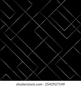 Abstractas, monocromo, Plantilla geométrica para página de Web, textura, mapa, cartel, tela, textil. Diseño gráfico repetitivo de líneas en blanco y negro.