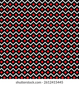 abstract monochrome Geometrical seamless pattern design background for Fashion