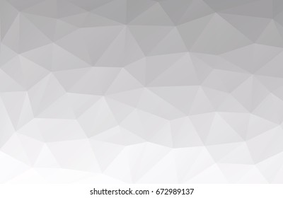 Abstract monochrome gradient background, Black and white background, polygonal background, vector