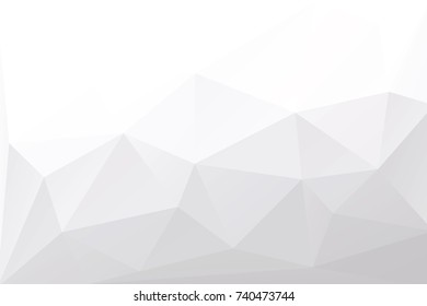 Abstract monochrome gradient background, Black and white background, polygonal background, vector