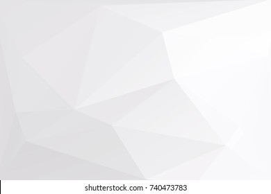 Abstract monochrome gradient background, Black and white background, polygonal background, vector