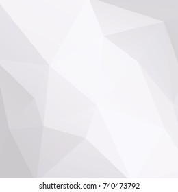Abstract monochrome gradient background, Black and white background, polygonal background, vector