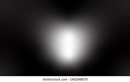 Abstract monochrome gradient background of holographic vector, ideas graphic design for web or banner