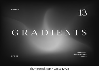 Abstract monochrome gradient background. minimal modern design. Applicable for placards, banners, flyers, presentations, covers and reports. Vector illustration.
