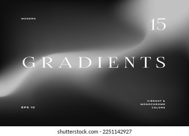 Abstract monochrome gradient background. minimal modern design. Applicable for placards, banners, flyers, presentations, covers and reports. Vector illustration.