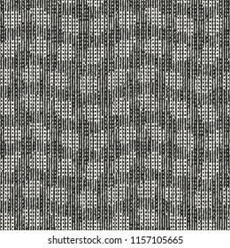 Abstract Monochrome Graphic Motif Mottled Textured Background. Seamless Pattern.