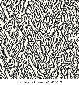 Abstract Monochrome Graphic Textured  Background. Seamless Pattern.