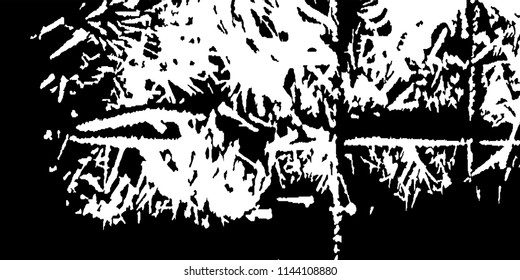 Abstract Monochrome Grunge Background.