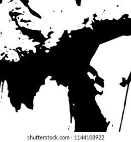 Abstract Monochrome Grunge Background.