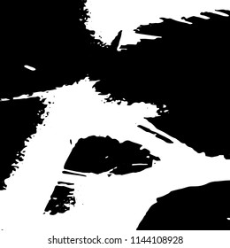 Abstract Monochrome Grunge Background.