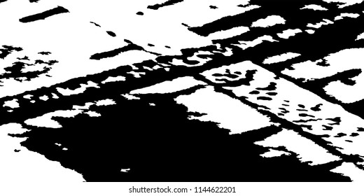 Abstract Monochrome Grunge Background.