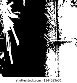 Abstract Monochrome Grunge Background.