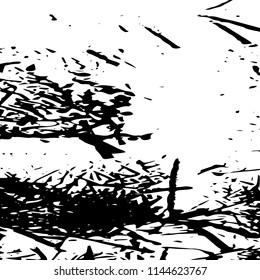 Abstract Monochrome Grunge Background.